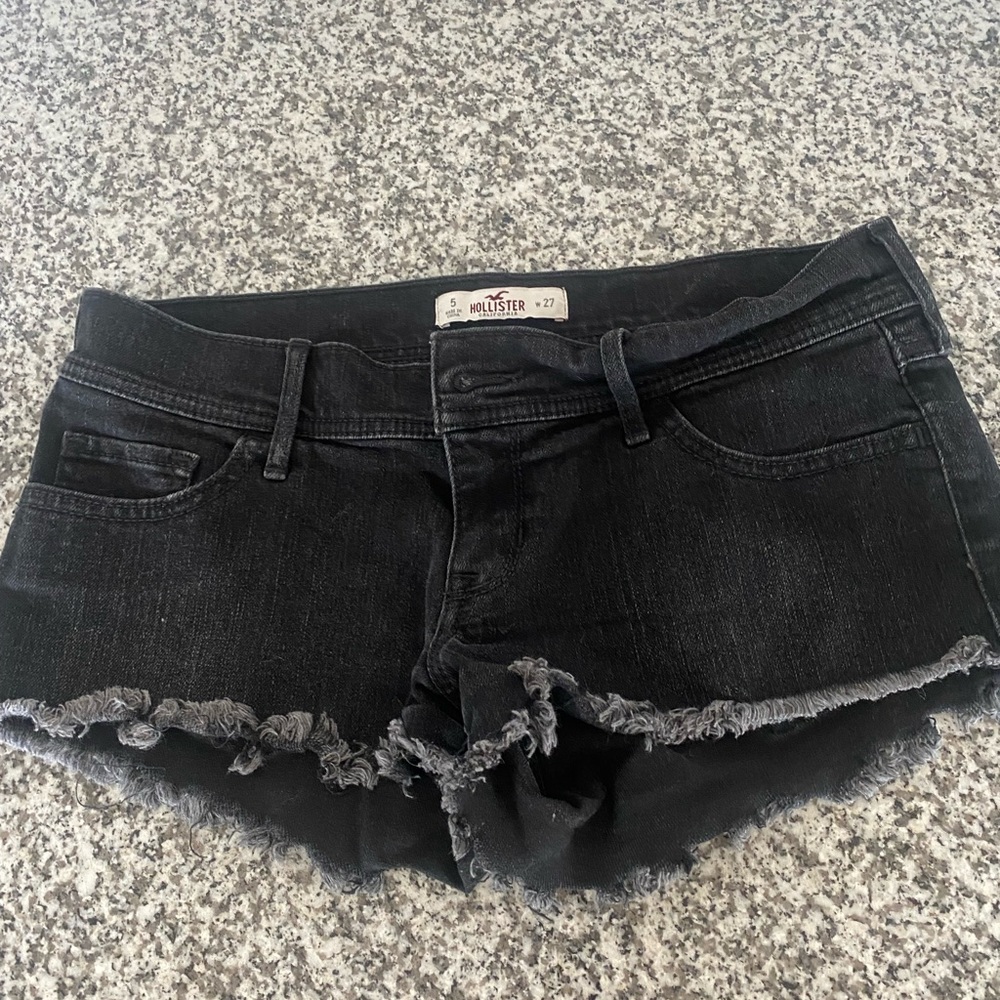 Women’s Black Jean Hollister Shorts